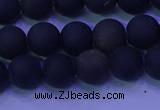 COB278 15.5 inches 6mm round matte golden obsidian beads wholesale