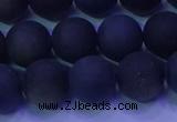 COB280 15.5 inches 10mm round matte golden obsidian beads wholesale