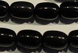 COB464 15.5 inches 13*18mm drum black obsidian beads wholesale