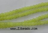 COJ101 15.5 inches 4mm round olive jade beads wholesale