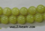 COJ104 15.5 inches 10mm round olive jade beads wholesale