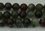 COJ451 15.5 inches 6mm round blood jasper beads wholesale