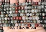 COJ481 15.5 inches 6mm round blood jasper beads wholesale