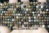 COJ490 15.5 inches 4mm round ocean jade beads wholesale