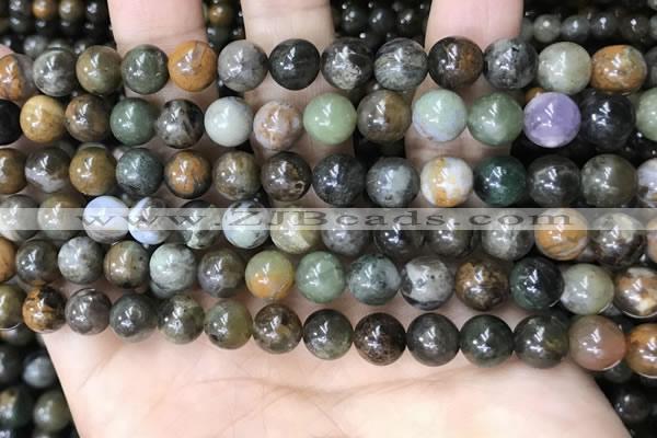 COJ492 15.5 inches 8mm round ocean jade beads wholesale