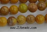 COJ601 15.5 inches 6mm round orpiment jasper beads wholesale