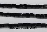 CON30 15.5 inches 4*4mm cube black onyx gemstone beads