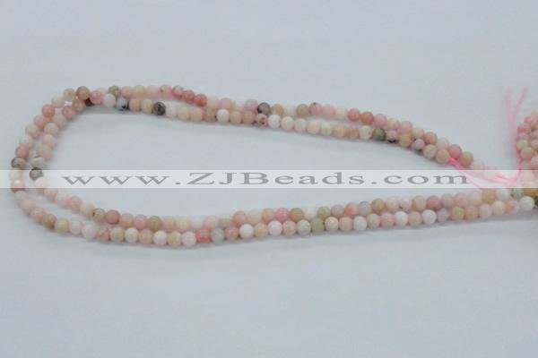 COP01 15.5 inches 5mm round natural pink opal beads wholesale