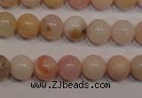 COP1002 15.5 inches 6mm round natural pink opal gemstone beads