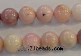 COP1063 15.5 inches 12mm round natural pink opal gemstone beads