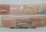 COP12 15.5 inches 13*18mm rectangle natural pink opal beads wholesale