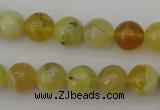 COP1203 15.5 inches 10mm round yellow opal gemstone beads