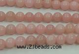 COP1211 15.5 inches 6mm round Chinese pink opal gemstone beads