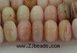 COP1288 15.5 inches 6*10mm rondelle natural pink opal beads