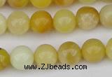 COP1427 15.5 inches 8mm round yellow opal beads wholesale