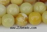 COP1429 15.5 inches 12mm round yellow opal beads wholesale