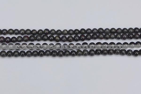 COP1441 15.5 inches 6mm round blue opal gemstone beads