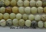 COP1460 15.5 inches 4mm round African opal gemstone beads