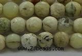 COP1471 15.5 inches 6mm faceted round African opal gemstone beads