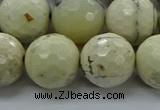 COP1475 15.5 inches 14mm faceted round African opal gemstone beads