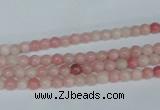 COP150 15.5 inches 4mm round pink opal gemstone beads wholesale