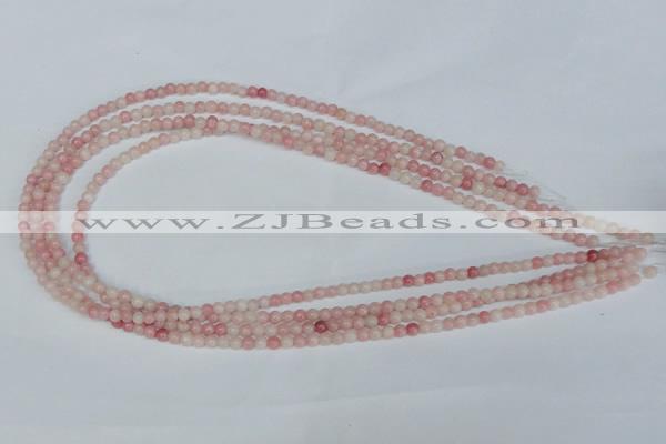 COP150 15.5 inches 4mm round pink opal gemstone beads wholesale