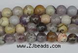 COP1510 15.5 inches 4mm round amethyst sage opal beads wholesale