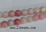 COP152 15.5 inches 8mm round pink opal gemstone beads wholesale