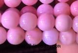 COP1520 15.5 inches 6mm round natural pink opal beads wholesale