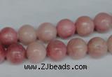 COP154 15.5 inches 12mm round pink opal gemstone beads wholesale