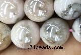 COP1543 15.5 inches 10mm round AB-color natural pink opal beads