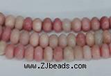 COP158 15.5 inches 4*6mm rondelle pink opal gemstone beads wholesale