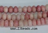 COP159 15.5 inches 5*8mm rondelle pink opal gemstone beads wholesale