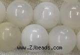 COP1590 15.5 inches 10mm round white opal gemstone beads