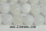 COP1615 15.5 inches 6mm round white opal gemstone beads