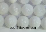 COP1616 15.5 inches 8mm round white opal gemstone beads