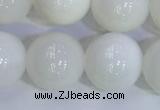 COP1619 15.5 inches 14mm round white opal gemstone beads