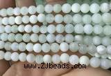 COP1635 15.5 inches 6mm round natural green opal beads