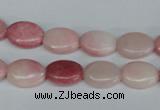 COP166 15.5 inches 12*16mm oval pink opal gemstone beads wholesale