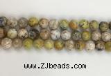 COP1673 15.5 inches 12mm round yellow opal gemstone beads