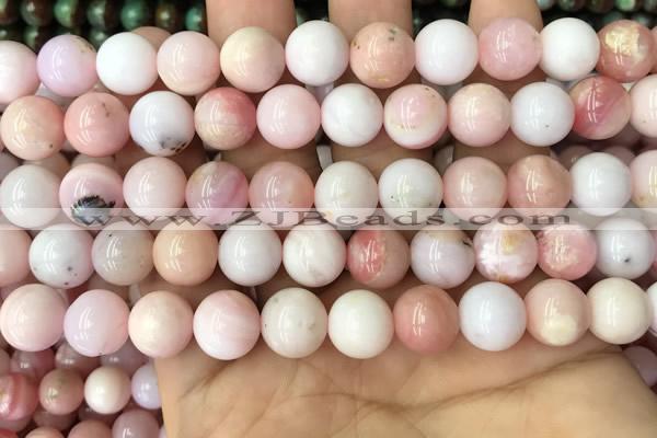 COP1695 15.5 inches 10mm round natural pink opal gemstone beads