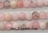 COP1700 15.5 inches 3mm round natural pink opal gemstone beads