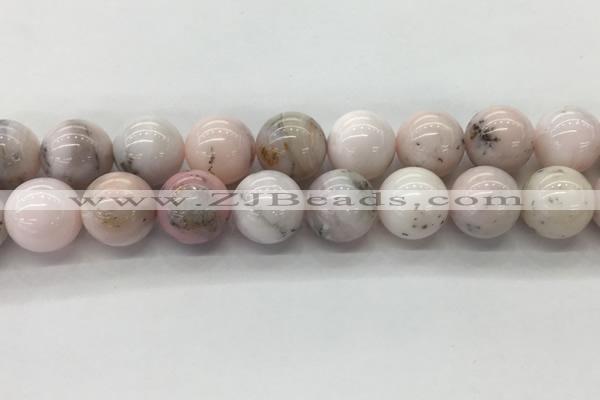 COP1708 15.5 inches 18mm round natural pink opal gemstone beads