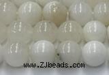 COP1730 15.5 inches 6mm round white opal beads wholesale