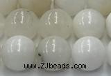 COP1731 15.5 inches 8mm round white opal beads wholesale