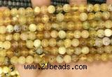 COP1759 15.5 inches 6mm round yellow opal beads wholesale