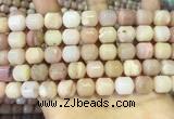 COP1775 15.5 inches 10*12mm tube pink opal gemstone beads