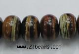 COP205 15.5 inches 12*18mm rondelle natural brown opal gemstone beads