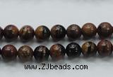 COP220 15.5 inches 8mm round natural brown opal gemstone beads