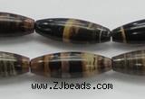 COP242 15.5 inches 10*30mm rice natural brown opal gemstone beads